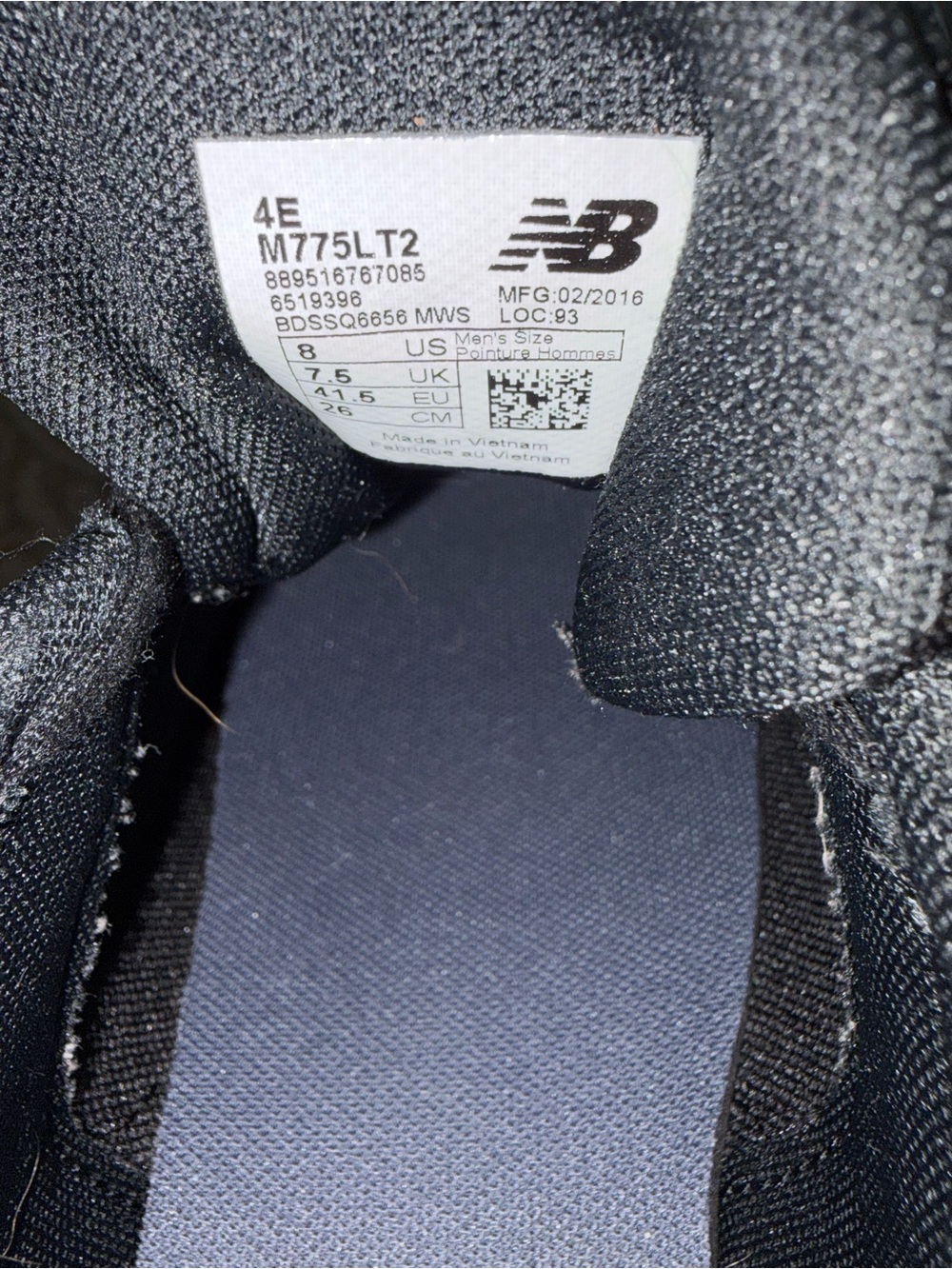 New Balance Kids Black Athletic Sneakers